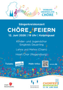 Read more about the article Chorfest Regensburg 2026 – Ein Wochenende voller Musik